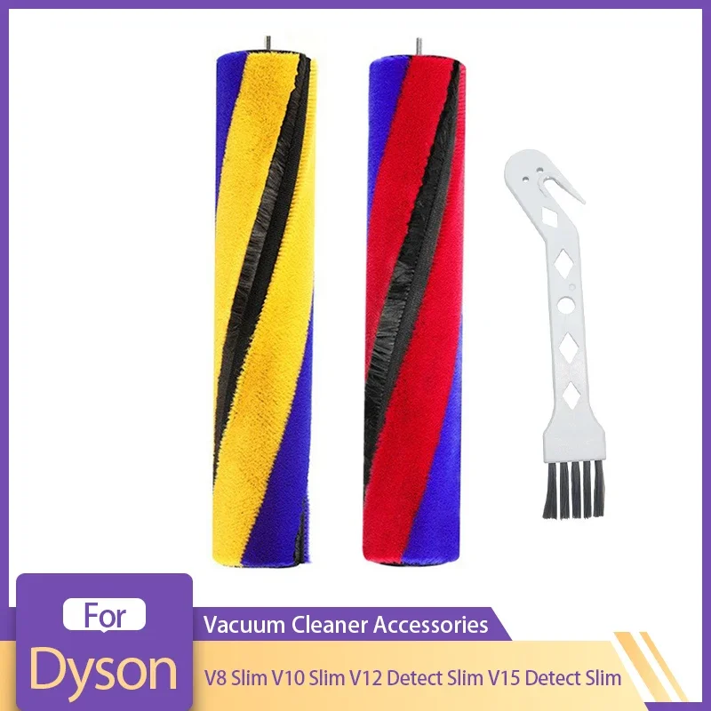 

Soft Roller Brush For Dyson V8 Slim V10 Slim V12 Detect Slim V15 Detect Slim Vacuum Cleaner Bar Rolling Brush Replacement Parts