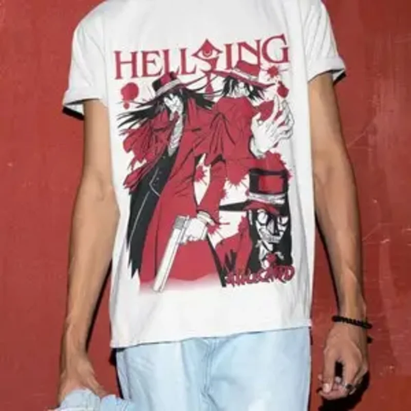 قميص Ultimate Vampire للجنسين، هوديي مصاص الدماء، قميص Anime Hellsing