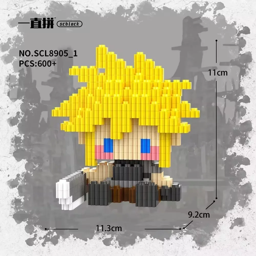 Blocs de construction miniatures de figurines de dessin animé FF, jouets d'épissure de nuage, Statue Sephiroth, poupées de bureau Tifa Aerith