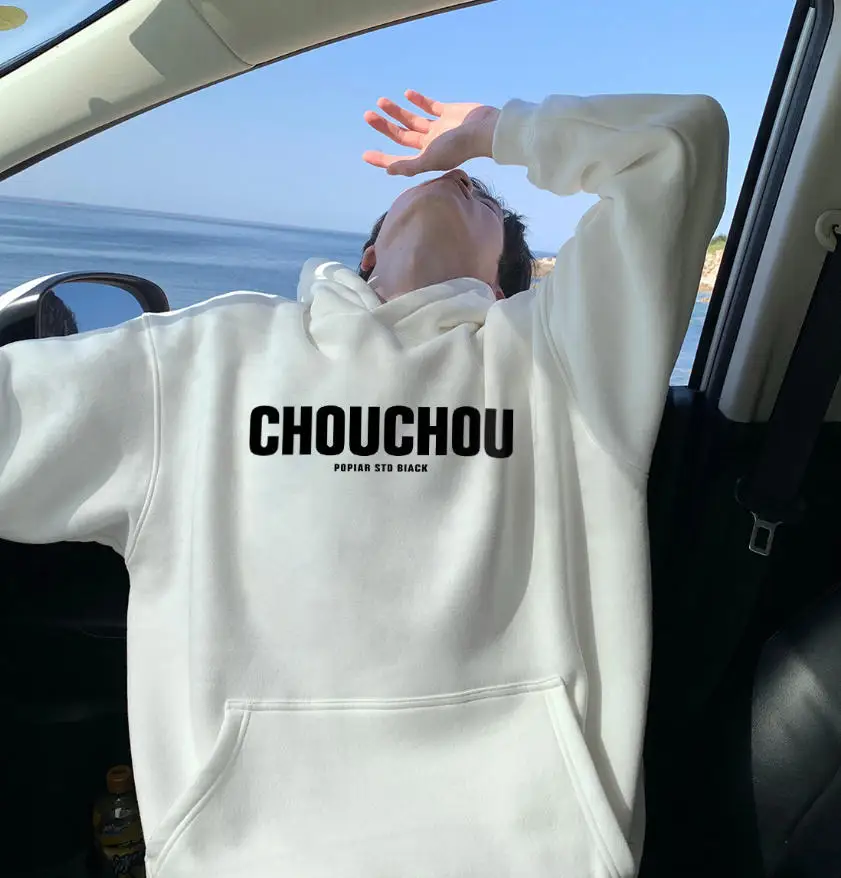 

Осенняя мода 2025 года, толстовка с капюшоном в тяжелом весе 300 г, толстовка Chouchou, мужская и женская модная повседневная уличная одежда с принтом