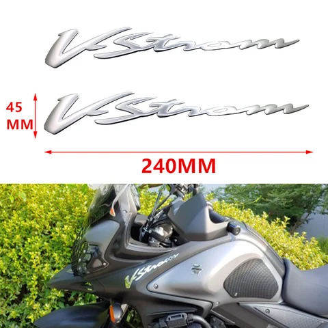 2 шт., светоотражающие 3d-наклейки на мотоцикл для Suzuki V-дополнительный все серии DL 250 650 1000 XT