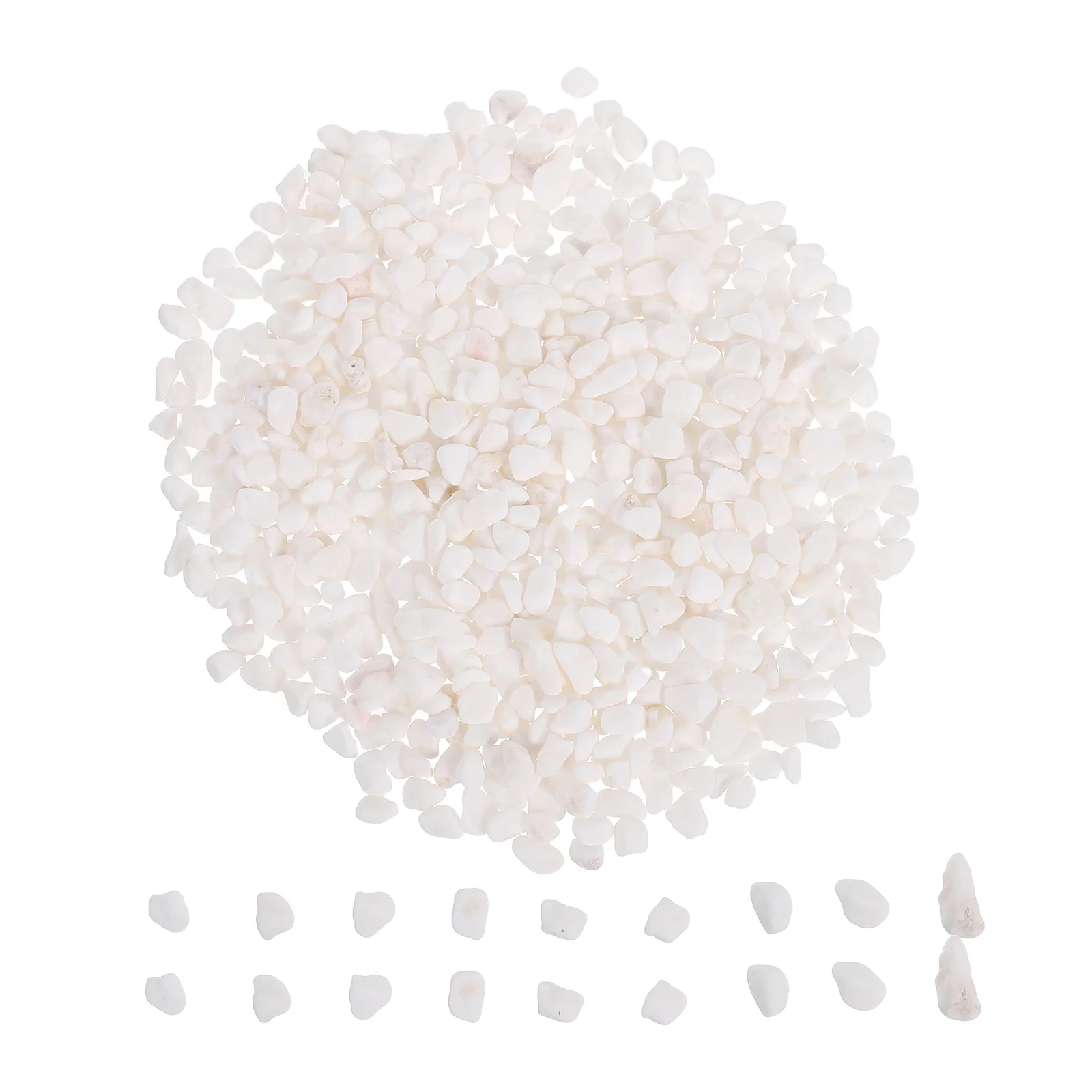 

250G Decorative Stone Gravel Natural Aquatic Substrate for Fish Tank Aquarium Terrarium Indoor Plants Long-Lasting Non-Fading