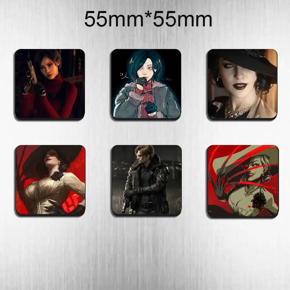 Dimitrescu Ada Wong Resident Evil Best-Selling Strong Magnetic Fridge Magnets Adhesive to Metal Surfaces Leaves No Residue