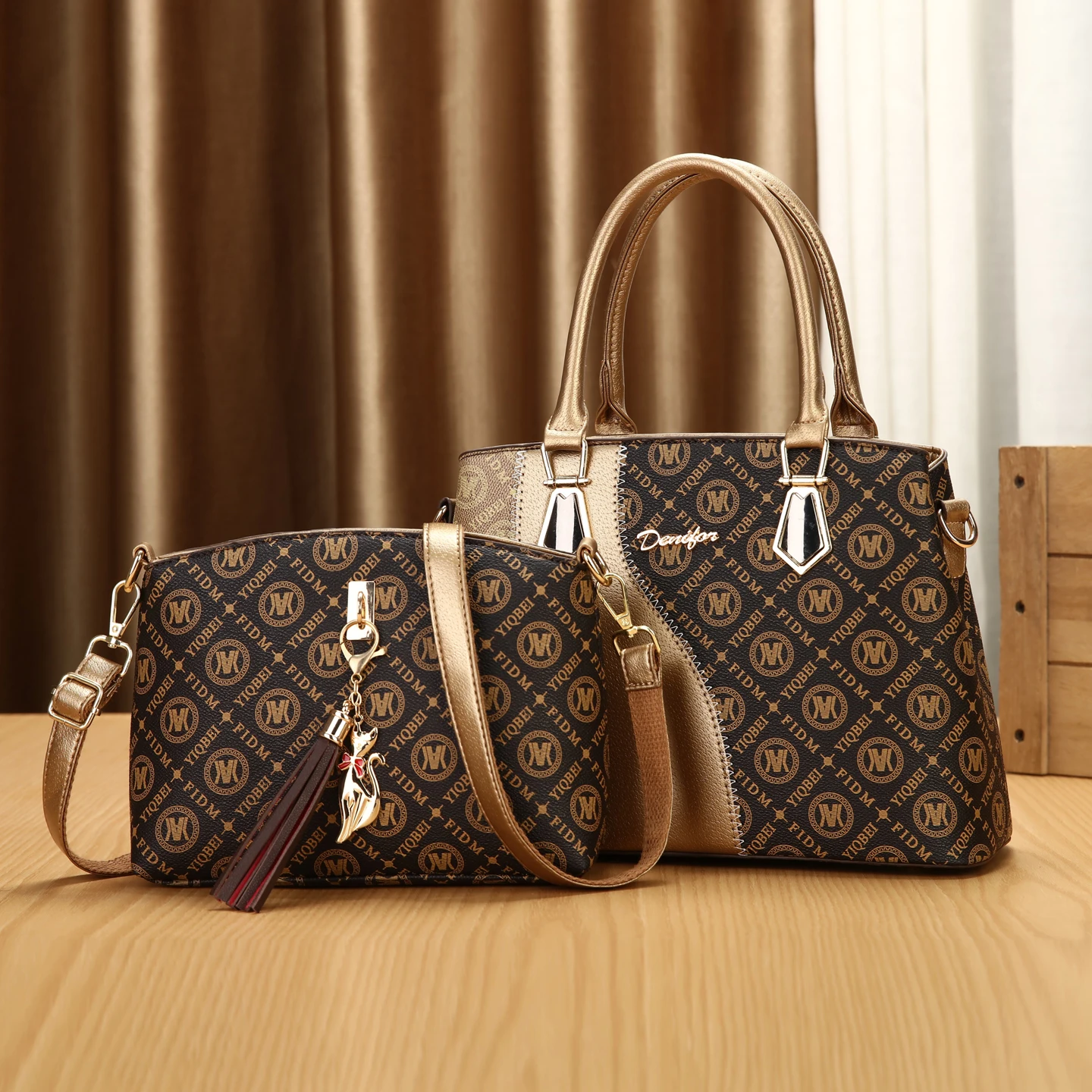 

Классическая женская сумка-тоут с принтом, легкая роскошная женская сумка высокого класса, вместительная сумка-мессенджер, элегантная сумка через плечо.