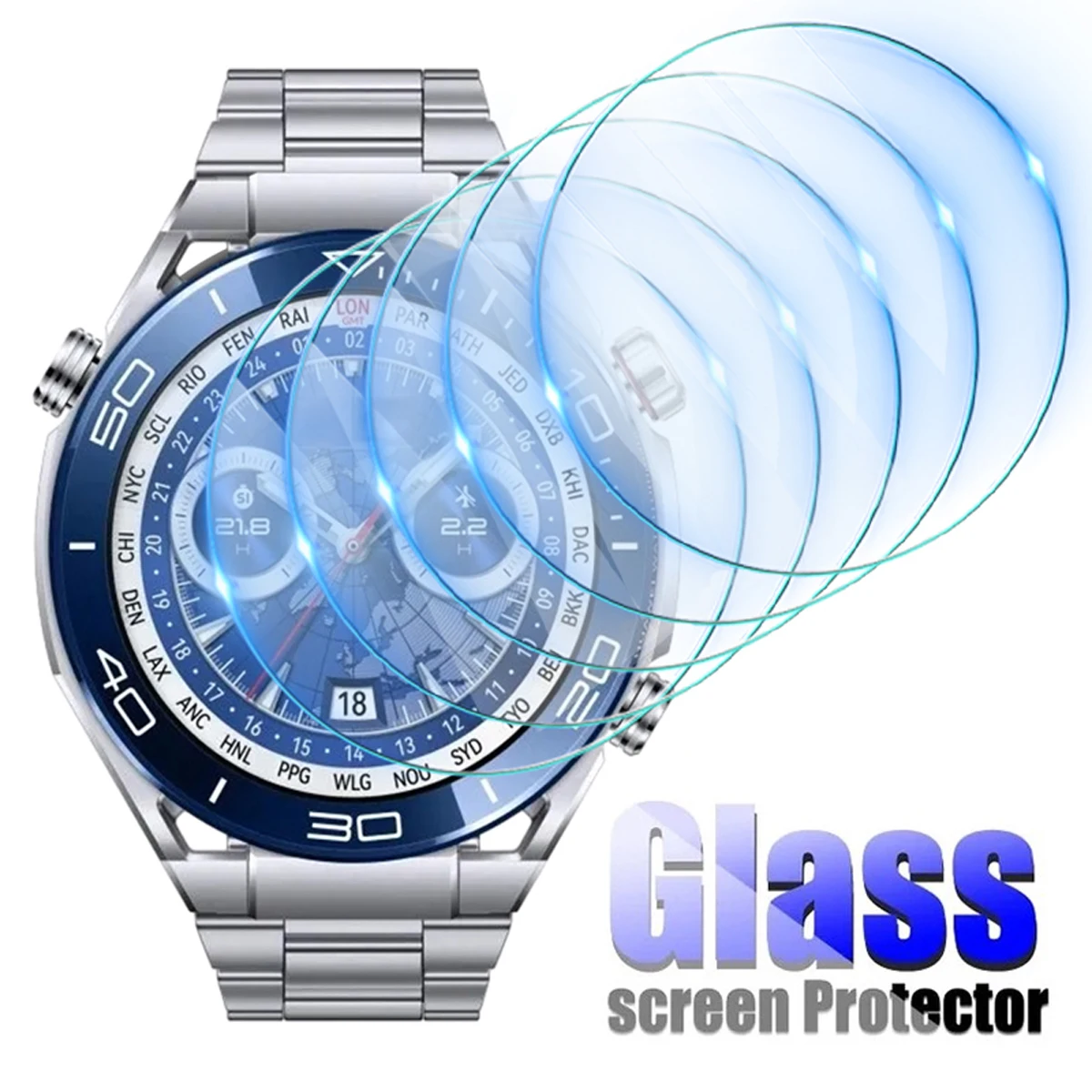 Gehärtete Glasfolie für Huawei Watch Ultimate 2 Smartwatch-Zubehör, kratzfester Displayschutz für Huawei Watch Ultimate2