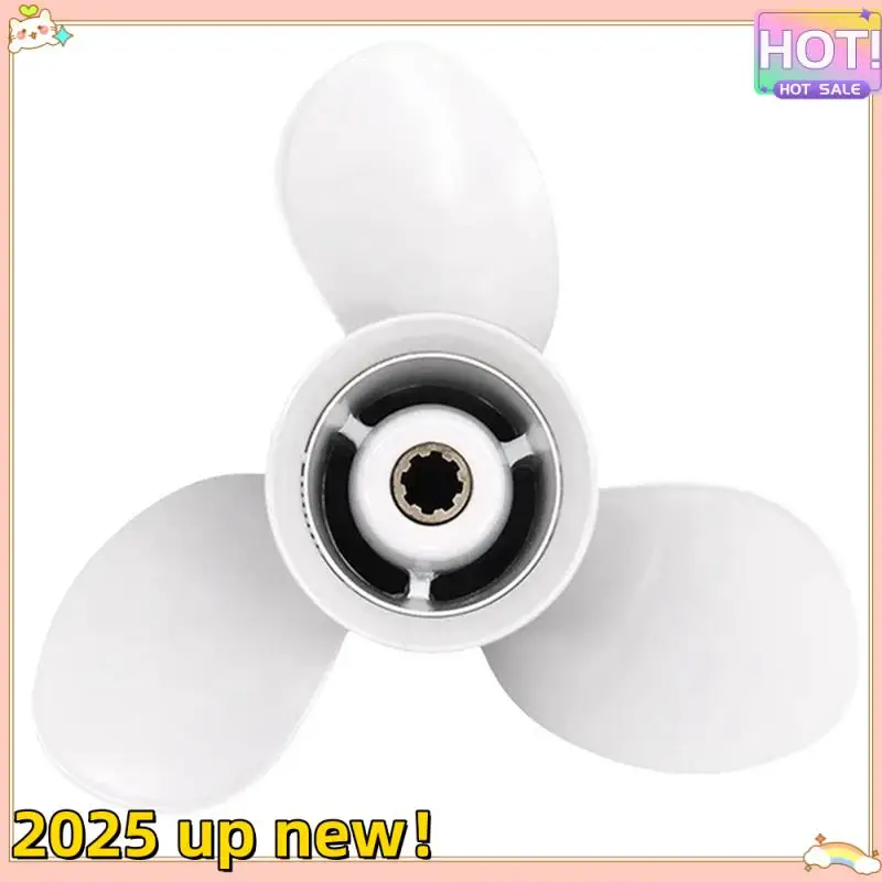 

Superior-Replacement Outboard Motor Propeller 63V-45952-00-EL For Yamaha 9.9HP, 15HP Engine Models – 9 1/4X10-J, 3 Blades