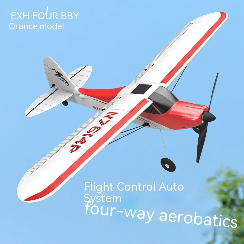 

Sport Cub 500 Rc Plane 2.4g 4 Ch One-key Aerobatic Rc Airplane Epp Foam Rc Glider Aircraft Rtf 761-4 Fighter Boys Toys Gifts