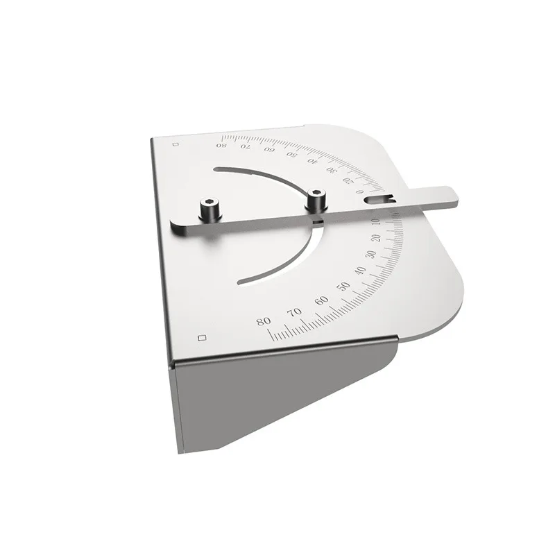 304 Stainless Steel Sheet Metal Bending Positioner, Double-sided Auxiliary Locator T-type Angle Push Ruler for Bending Machine