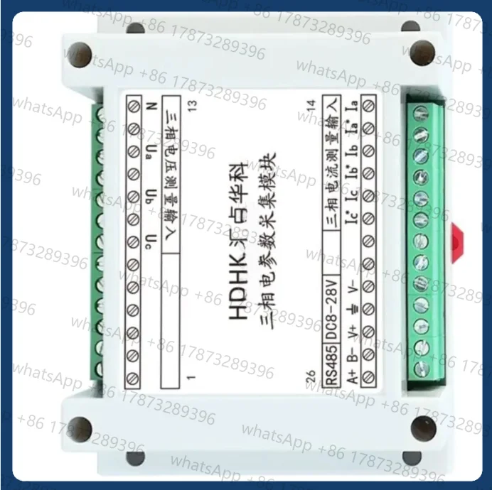 Three-phase Electrical Parameters Voltage And Frequency Acquisition Module Current Sensor Transmitter Power RS485 MODBUS-RTU