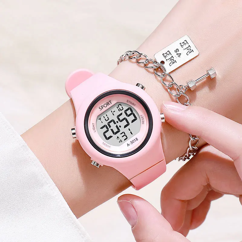 Electronic Watch High-Value Children's Male and Female Students Multifunctional Casual Simple Electronic Watch
