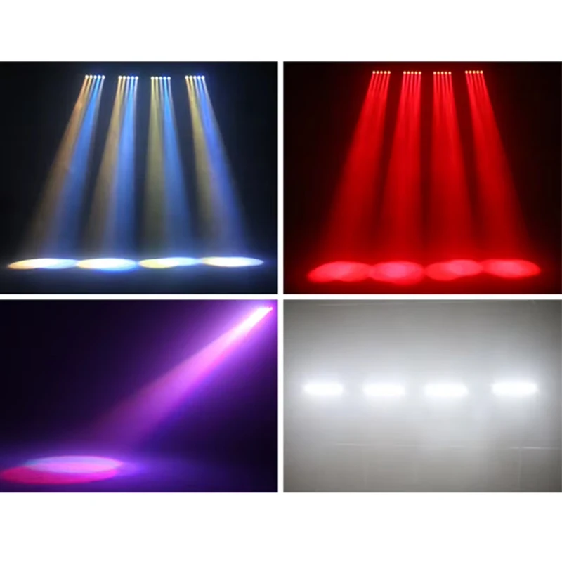 Factory Sales 5*40w RGBW 4-in-1 Led Moving Head Roatting Beam Washer Light Disco Culb Sharpy Beam Effect Dj Wedding Music Bar