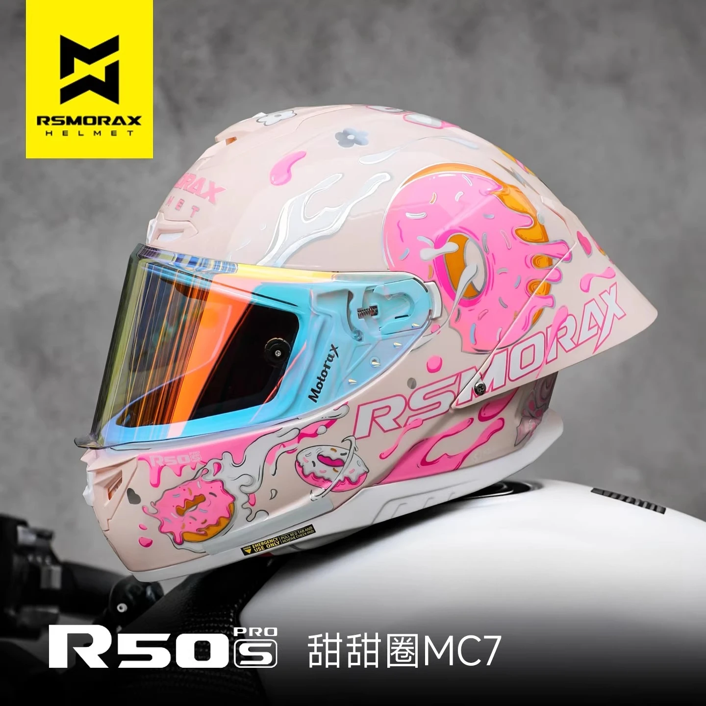 

Новый мотоциклетный шлем Motoray R50SPRO, мотоциклетный шлем Capacete, сертификация DOT, трек, хвост, крыло, гоночный розовый женский шлем для Honda для BMW