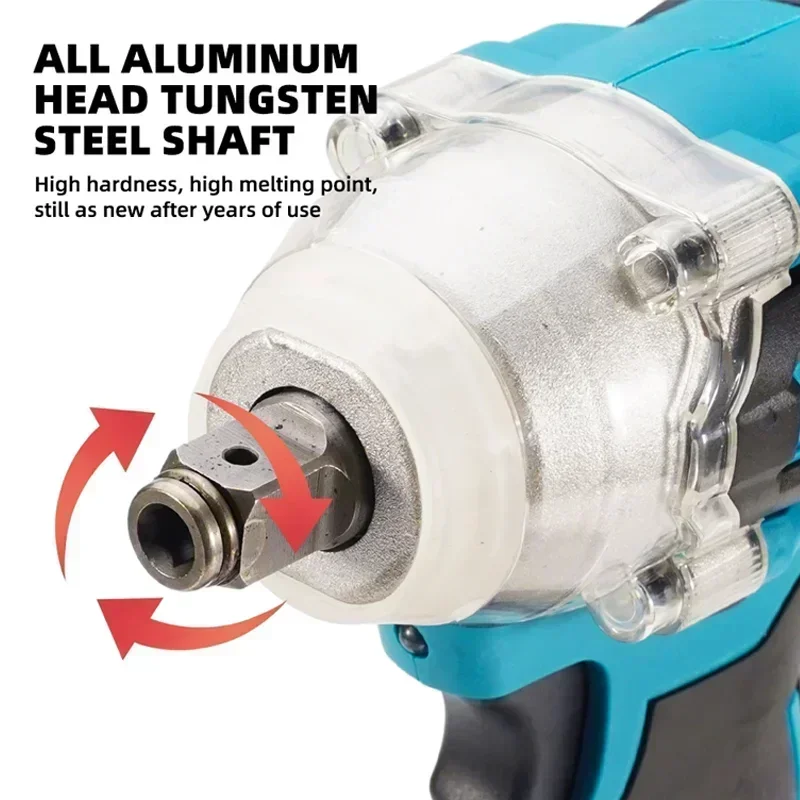 Makita DTW600 3100IPM 18V Cordless Wrench 1/2Inch Brushless Screwdriver Rechargable Electric Screwdriver Vehicle Service Tool - view 4
