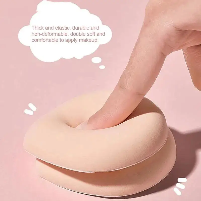 Kawaii animação sanrio dos desenhos animados kt gato almofada de ar em pó puff uso seco e molhado esponja maquiagem configuração ferramenta