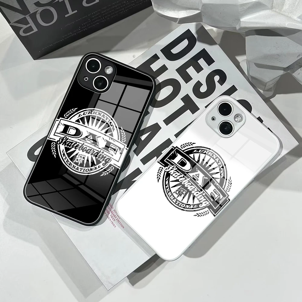 For IPhone 15 Pro Printed Racing Car DAF Trucks LOGO Tempered Glass Phone Case for IPhone 15 14 13 12 XR XS MAX Covers