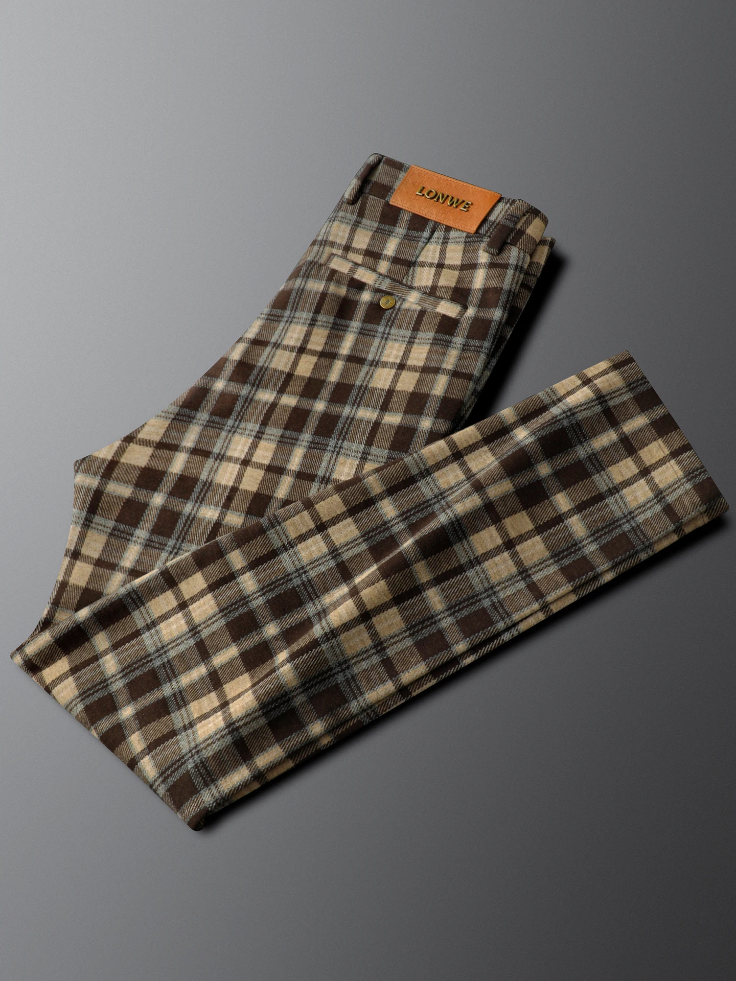 

Модные повседневные мужские брюки в клетку, прямые, зауженные, осенние, новые, эластичные, деловые, для поездок на работу, со средней талией, на молнии