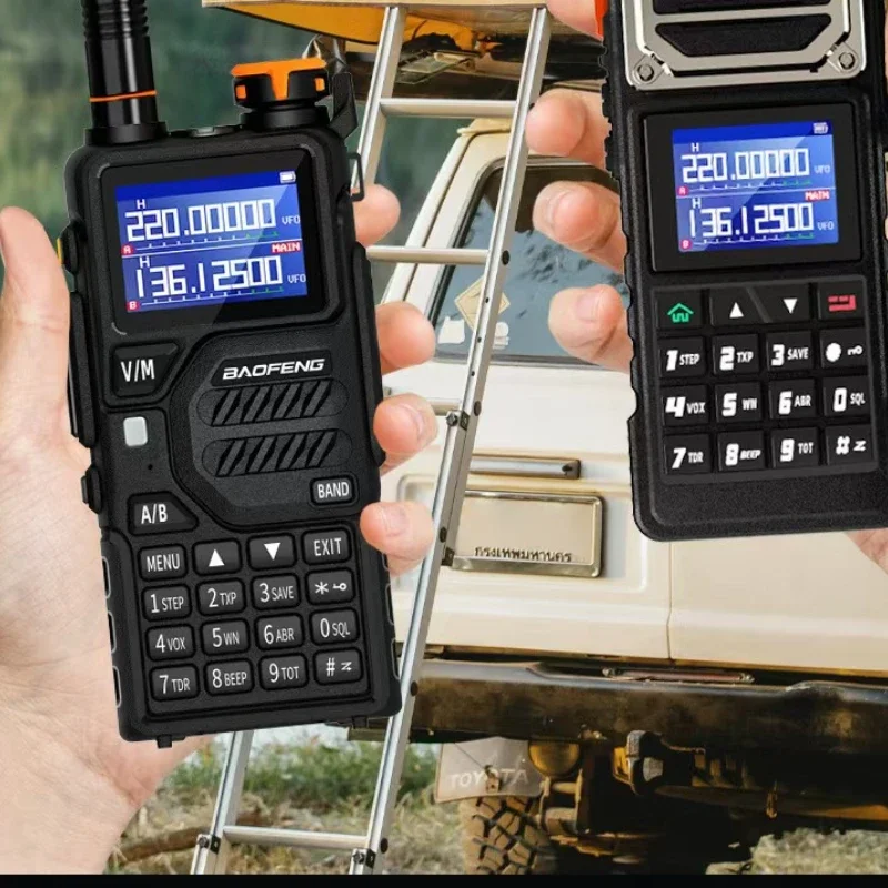 

Baofeng-K5Plus Wireless Walkie-Talkie, 999 Channels, Two-Way Transceiver, One Key Frequency Conversion, Type-C Direct Charge