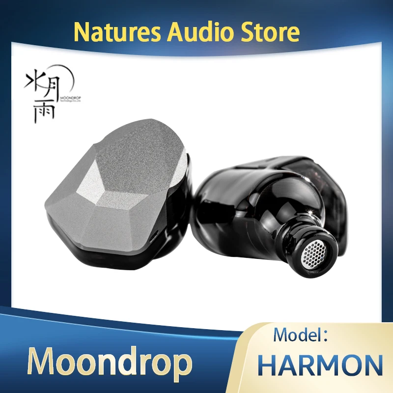 سماعات أذن Moondrop Harmon داخل الأذن، ثلاثة برامج تشغيل ديناميكية HIFI IEMs XMT 3DD مع مقابس متوازنة 4.4 مم قابلة للاستبدال