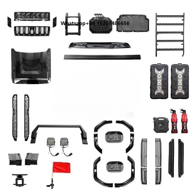 For G700 Body Kit Full Set Roof Rack Side Ladder for G700 Accessories
