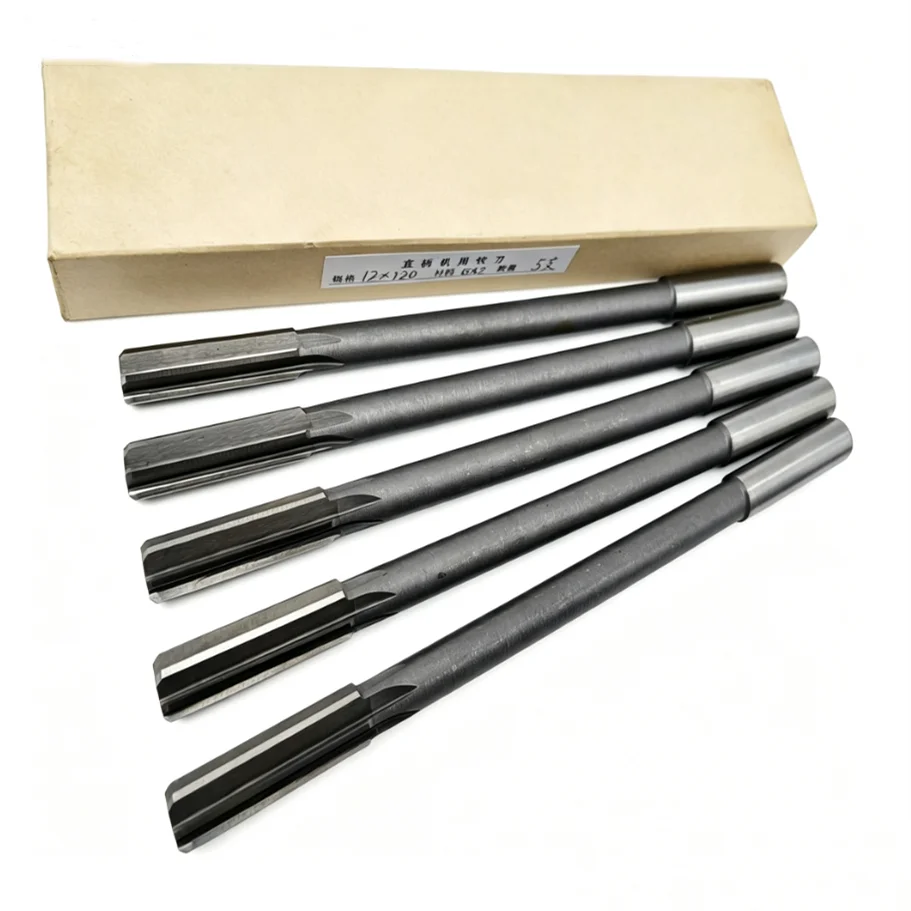 HSS H7 Verlängerter Gerader Schaft-Maschinenreibahle 3-20mm, 100, 200, 300, 400mm Gesamtlänge, Geeignet für Mechanische Spannrahmenreibahlen – Detail 5