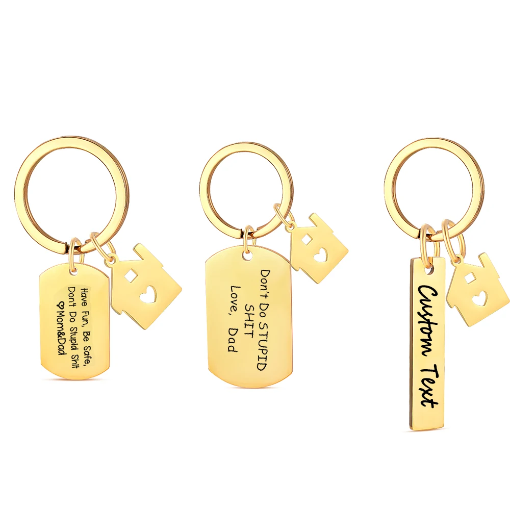 

Mother to Kids Don't Do Stupid St Keychain for Teenage Daughter Son Graduation Valentine Gag Gifts from Mom