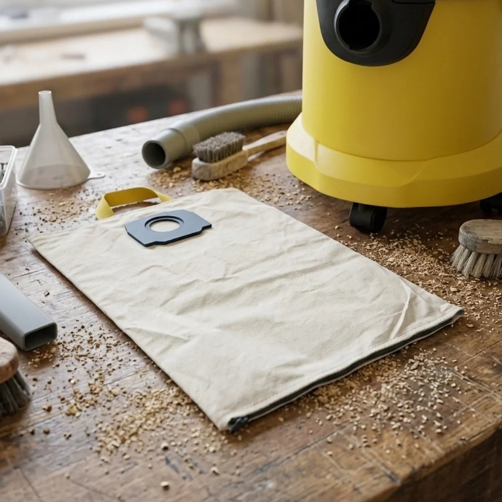Cloth Vacuum Sack Canvas Dust Bag For Home Renovation As Shown Long Lasting Performance Excellent Filtration System