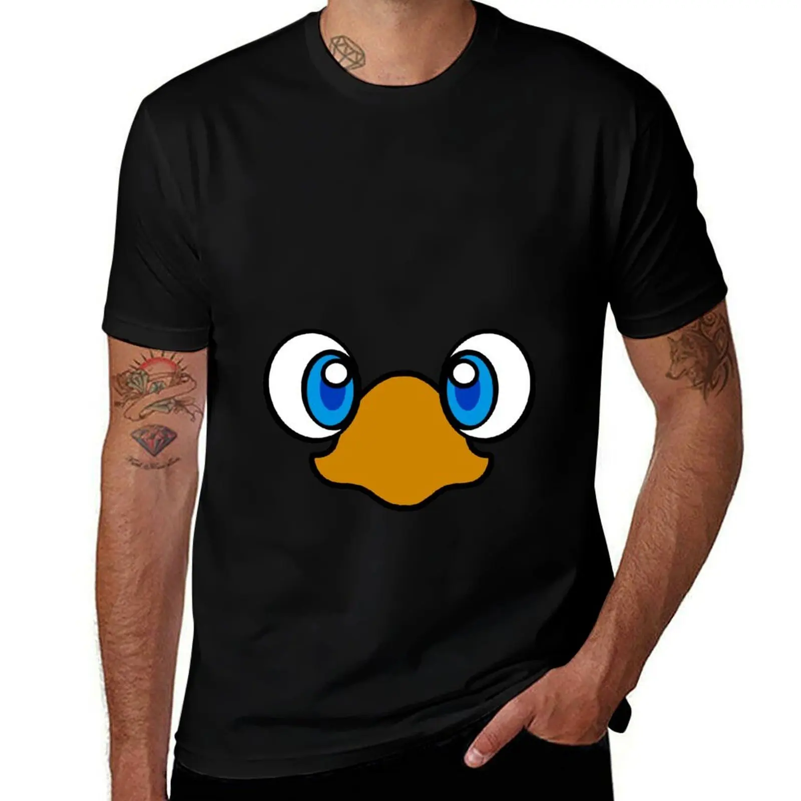 Electric de Chocobo T-Shirt Summer Holiday Casual Tee T-Shirt