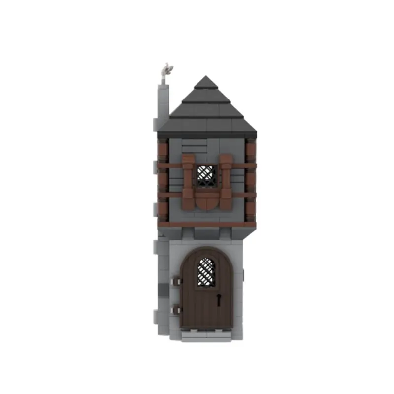 

In-stock, brand new MOC 402-piece medieval street scene building block set, a small-particle assembly building block educational