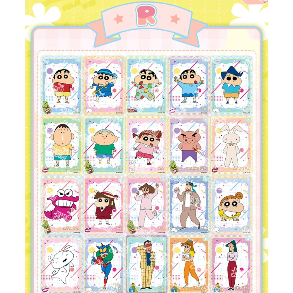 KAYOU véritable Crayon Shin Chan Anime Collection carte personnage populaire Kazama Tōru Suotome Ai Fans comme carte créative cadeaux jouet