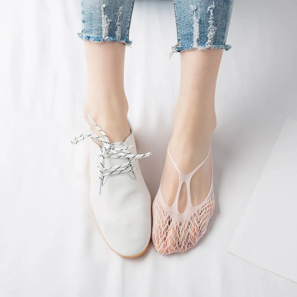 

Mesh Breathable Summer Half Feet Hosiery High Heel Shoe Hosiery Low Cut Boat Socks Women Velvet ​Socks Invisible Sling Socks