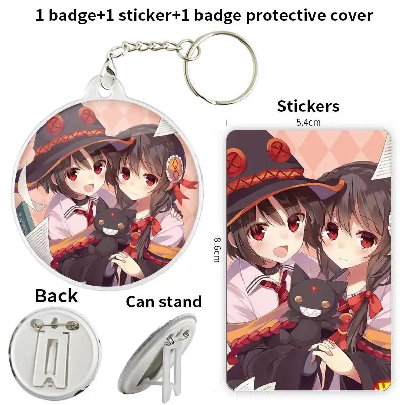 Yunyun Anime Character Game Soft Button Badge Brooch anchor Peripherals Pin Customize Decoration Fandom Backpack Decoration