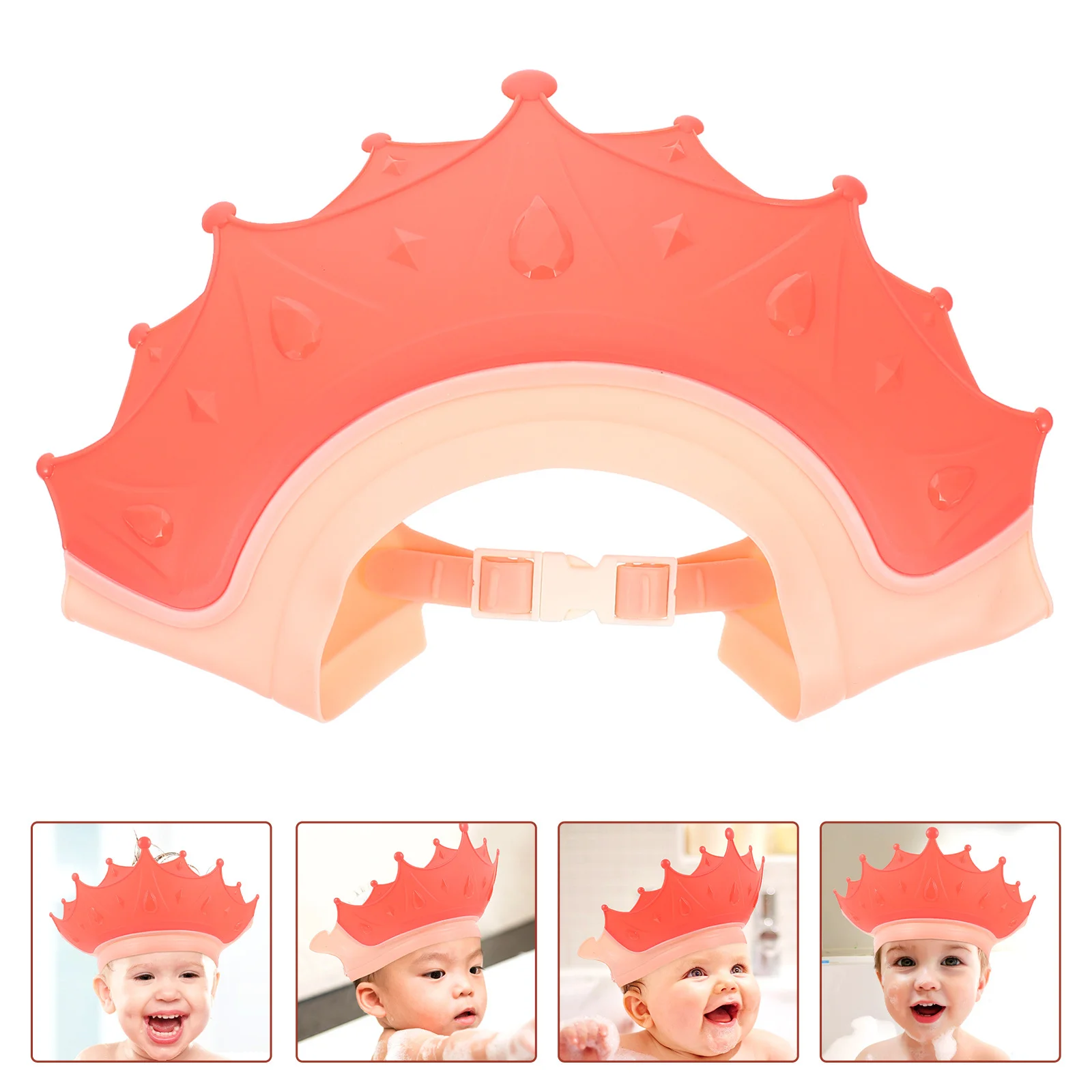 Cappello da bagno per bambini Cappello da doccia per bambini impermeabile regolabile Cappello da lavaggio per capelli Cuffia da bagno per bambini portatile