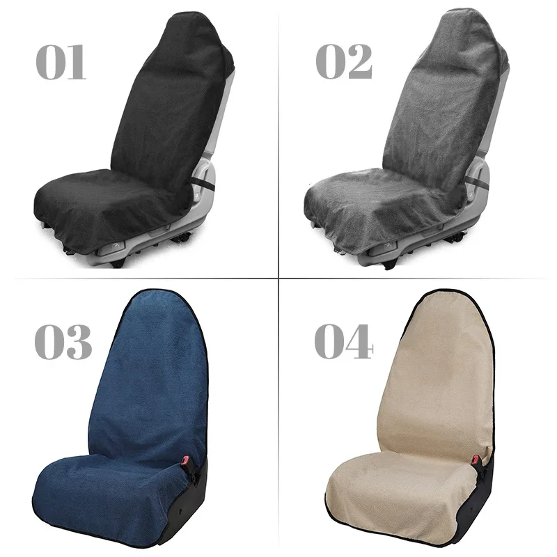 Waterproof Sweat Towel Car Seat Cover for Post Gym Workout Running Swimming Beach and Hiking Universal Fit Anti Slip Bucket Seat
