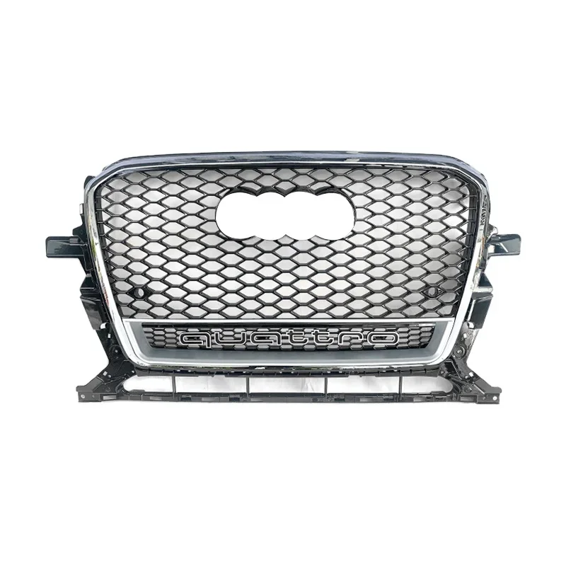 

RSQ5 front grille for Audi Q5 SQ5 ABS material honeycomb car grill for Audi Q5 SQ5 2013 2014 2015 2016 2017 2018