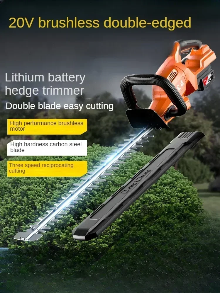 Electric Hedge Trimmer and Pruning Shears for Tea and Camellia Trees with Lithium Battery and Charging Function for Landscaping