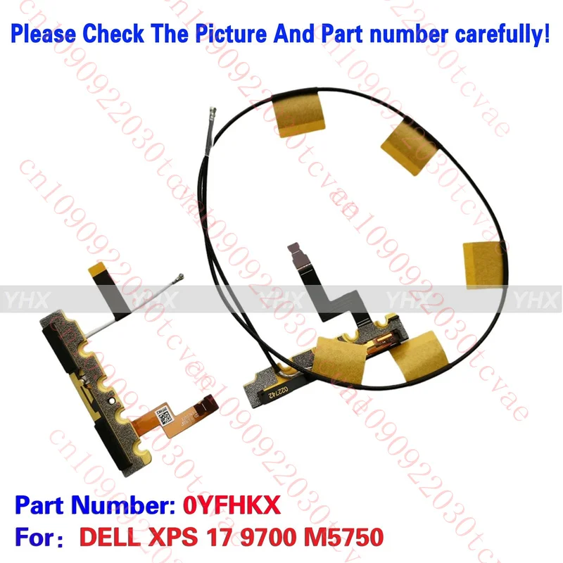 

Новый для Dell XPS 17 9700 M5750 WIFI ANTENNA 0YFHKX