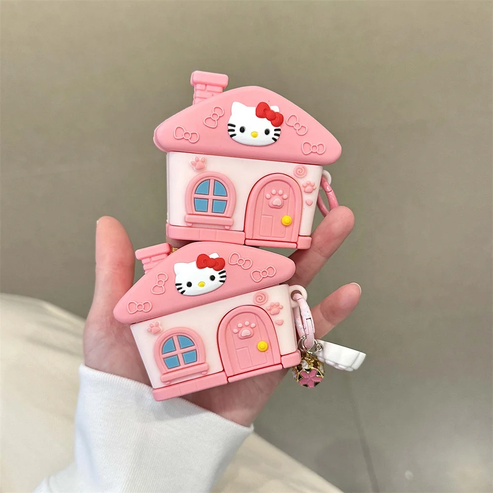 

High Quality Best-selling Styles For Cute For Hello kitty For Sanrio Cartoon Anti-drop Headphone Case Airpods 4 1 2 3 Pro Pro2