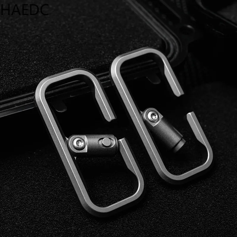 

Квадратная пряжка HAEDC из титанового сплава, быстросъемный брелок-подвеска, Портативные Инструменты для повседневного использования