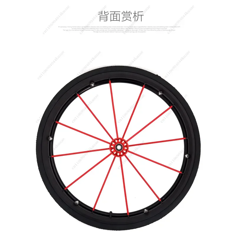 for 24x1.0 Sport Wheelchair Tire High Performance Replacement Rim with 1/2 Inch 12.7mm Bearing Durable Lightweight Design for