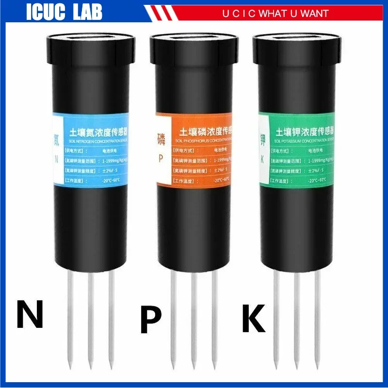 NEW NPK Soil Meter Nutrient Tester Nitrogen Potassium Phosphor Analyzer Garden Plant Flower Survey Testing