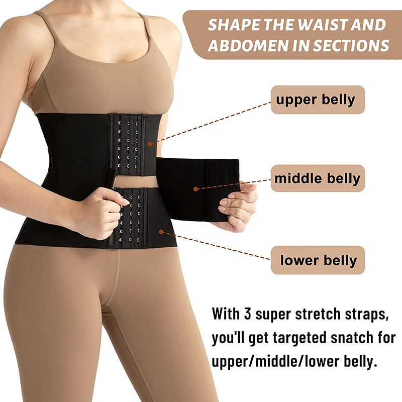 Snatch Me Up Waist Trainer Tummy Control Shapewear Compression Girdle Abdomen Slimming Belt Fajas Reductoras Body Shaper Cincher