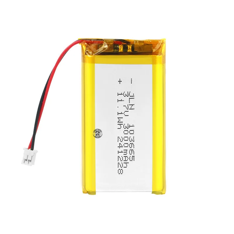 103665 Rechargeable Polymer Lithium Battery 3.7V 3000mAh 1.25 2Pin Plug 1-20PCS for Speaker LED Digital Device