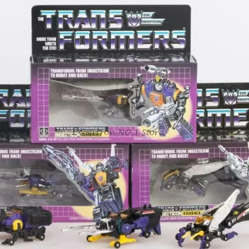 

Transformer Toys deformation robots G1 Series Insecticon KO Version Collectible Action Figures for Kids And Adults Hobbies Model