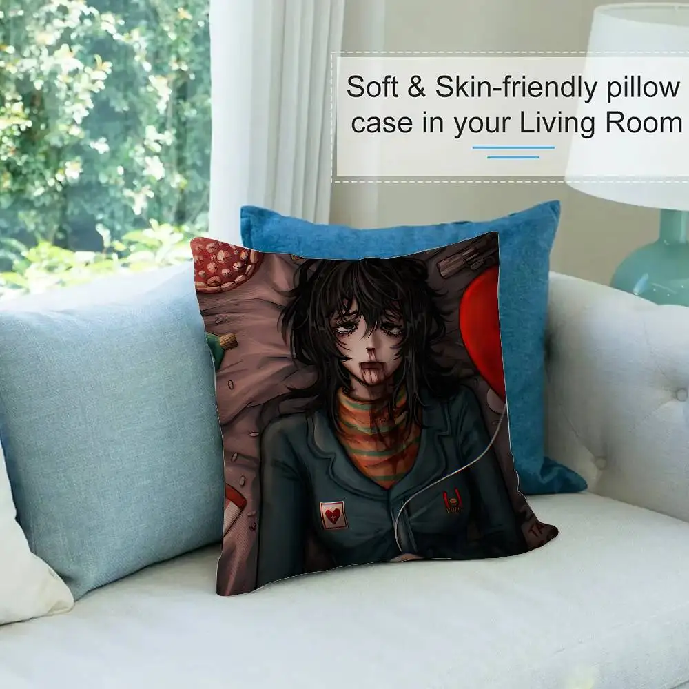 لعبة S-Mouthwashing-H كيس وسادة رمي غطاء وسادة الشمال خمر نمط وسادة تغطي غرفة المعيشة المنزلي أريكة الأريكة مقعد ديكور