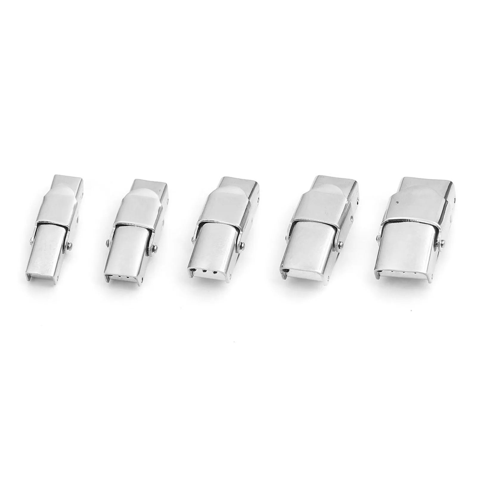 

304 Stainless Steel Cord Clasps Rectangle Silver Color Bracelet Connector End Clasp For Jewelry Making Diy Bracelet Findings,1PC