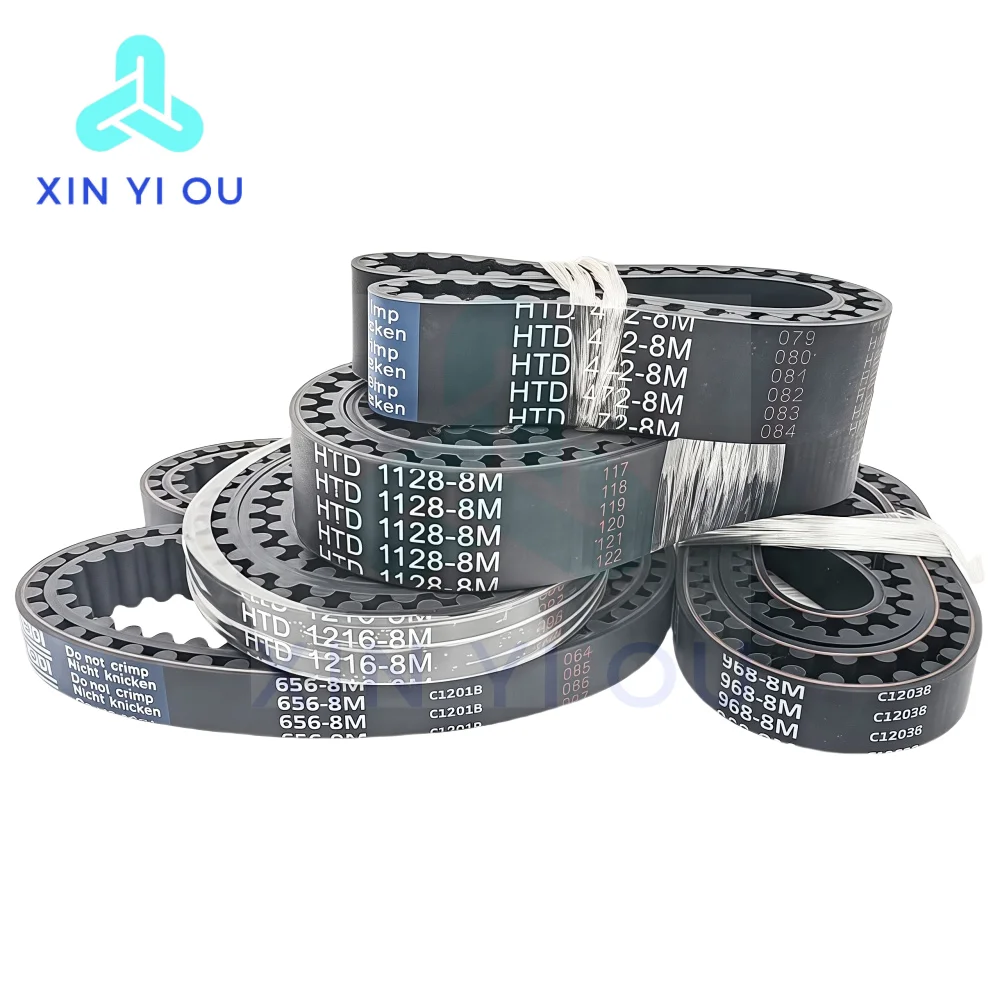 HTD8M مؤقت اشتعال الملعب = 8 مللي متر نوع الحزام 552/560/568 ~ 672-8 متر عرض الحزام 15/20/25/30/40/50 مللي متر للآلات الصناعية #3