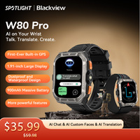 [World premiere]Blackview W80 PRO Outdoor Rugged Smart Watch, GPS Position Smartwatch, 1.91‘’ Display, 900mAh with Flashlight