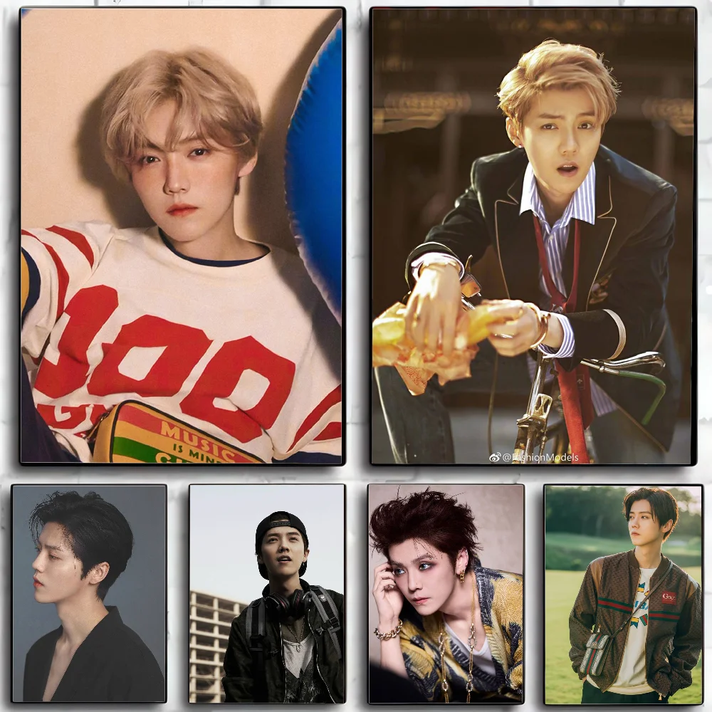 

Музыкальная группа E-xo Singer Lu Han Плакат HD Плакаты Главная Гостиная Спальня Бар Кафе Арт Декор