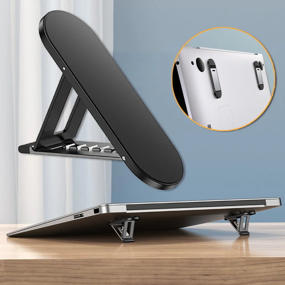 Portable Laptop Stand for Apple MacBook Air Huawei MateBook RedmiBook  Adjustable Bracket Laptop Radiating Stand Laptop Holder