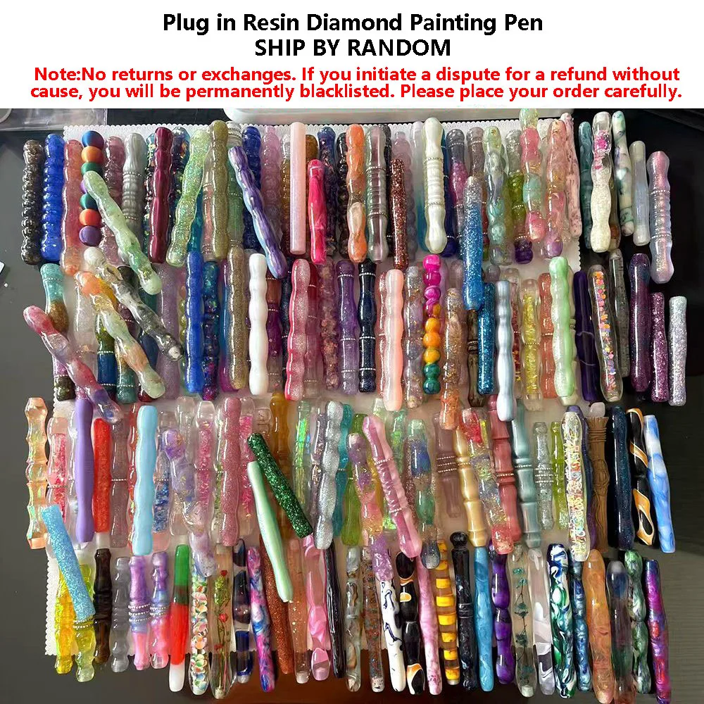1pc Plug In Resin Diamond Painting Pen SHIP BY RANDOM